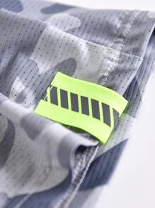 男孩迷彩圖案背心上衣和運動短褲 - 彩色 - 查看 7