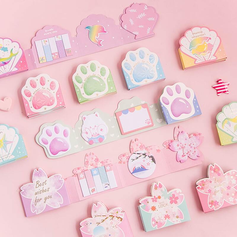 

1pc Cartoon Graphic Random Sticky Note, Multicolor