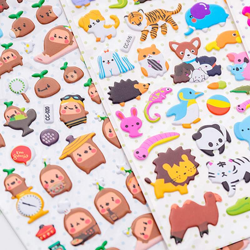 

1pc Cartoon Animal Pattern Random Sticker, Multicolor