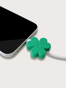 四葉草造型數據線保護套