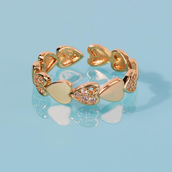 

Gold Plated Zircon Decor Ring