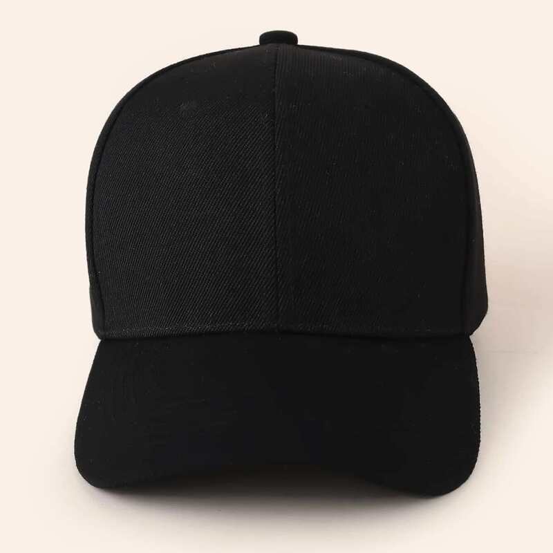 

Solid Baseball Cap, Black
