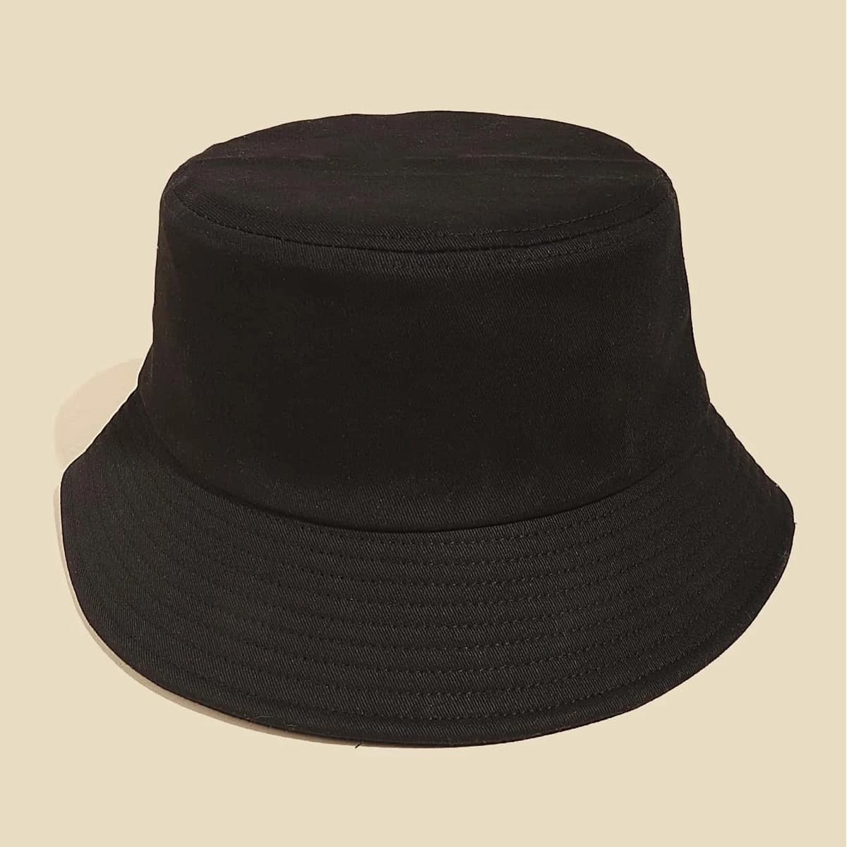 Solid Bucket Hat, Black