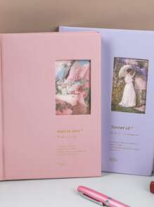 Máy tính xách tay ngẫu nhiên in hoa 1pc - Nhiều màu - Xem 4