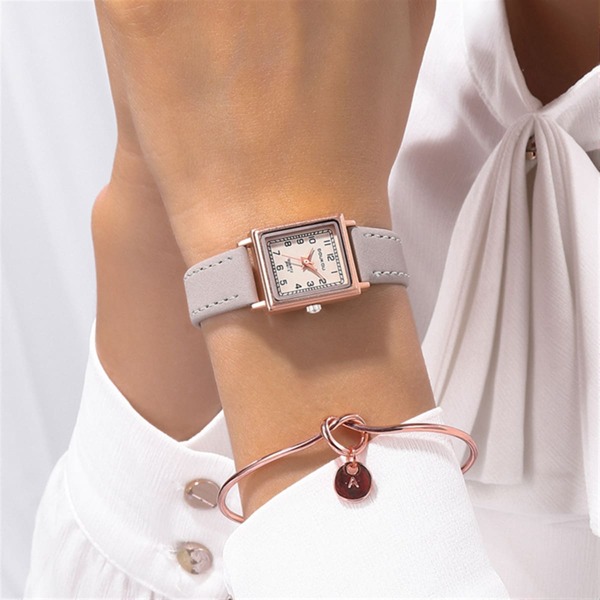 

Rectangle Pointer Quartz Watch