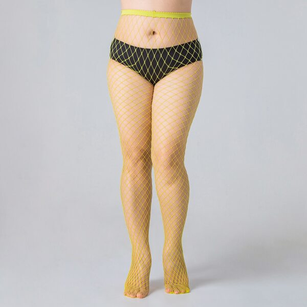 

Plus Fishnet Tight, Yellow