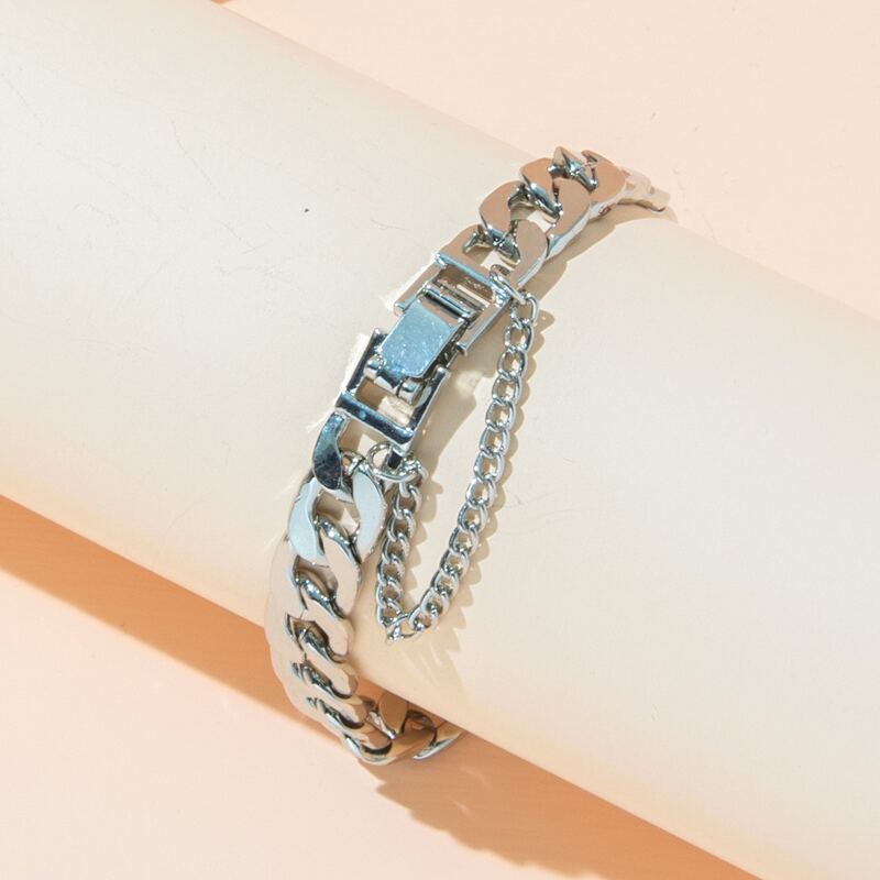 

Chunky Chain Bracelet, Silver