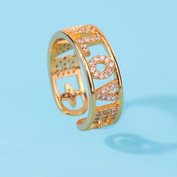 

Gold Plated Zircon Detail Ring