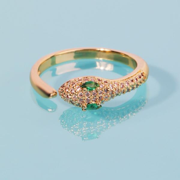 

Gold Plated Zircon Detail Ring
