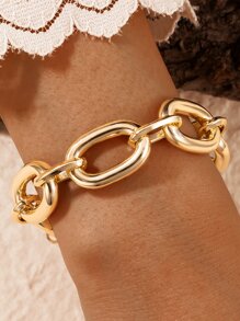 金屬質感鏈條手鐲