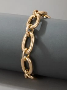 金屬質感鏈條手鐲