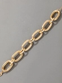 金屬質感鏈條手鐲
