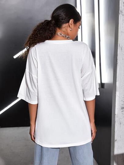 Car And Letter Graphic Tee