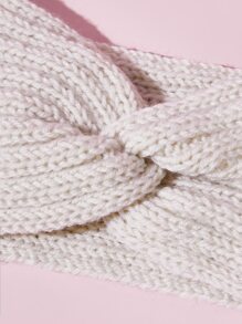 2 件针织宽头带休闲发带头巾头带吸汗带 - 彩色 - 查看 2