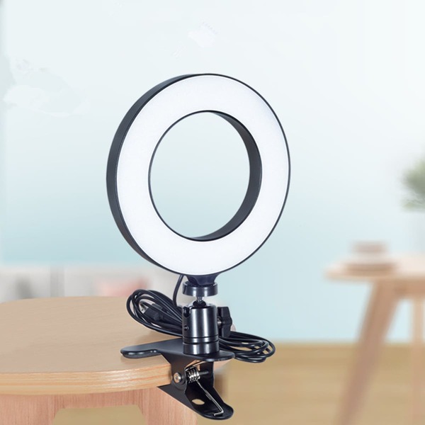 

Clip-on Selfie Ring Light, Black