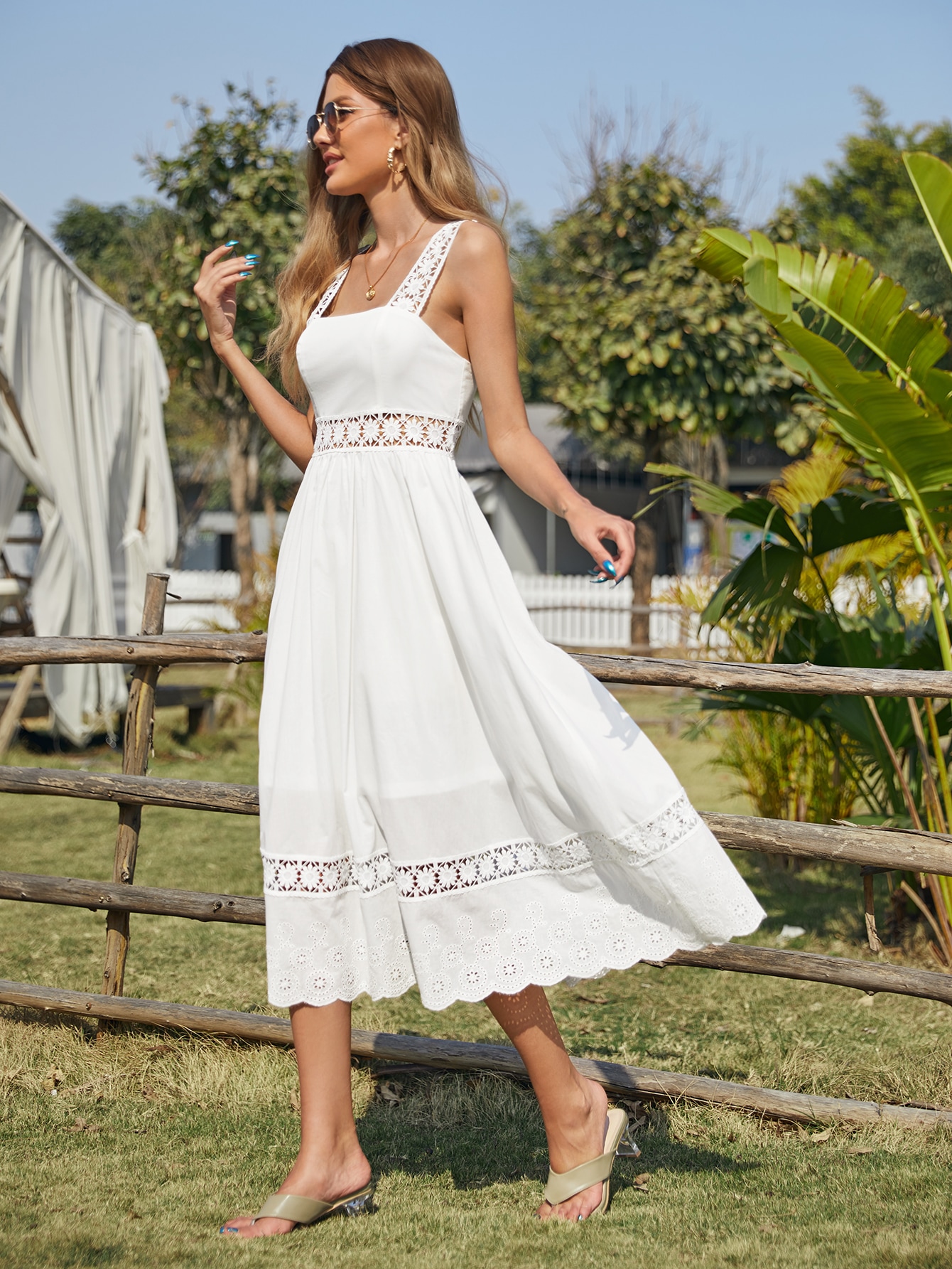 Cut out cami dress