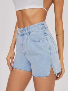SHEIN High-Waisted Denim Mom Shorts