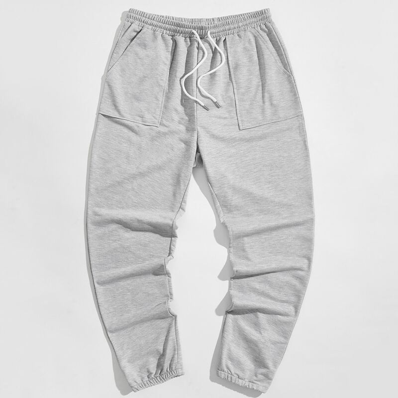 

Guys Slant Pocket Drawstring Sweatpants, Light grey
