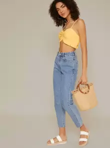 SHUZIA Twin Band Open Toe Platform Sandals