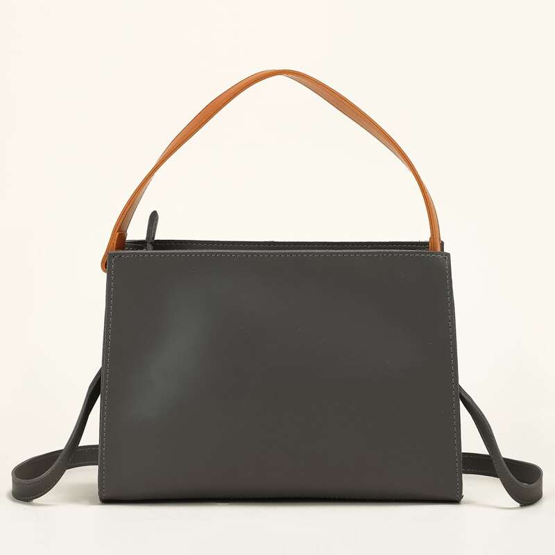 

Minimalist Satchel Bag, Dark grey