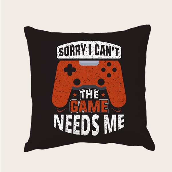 

Gamepad Print Cushion Cover Without Filler, Multicolor