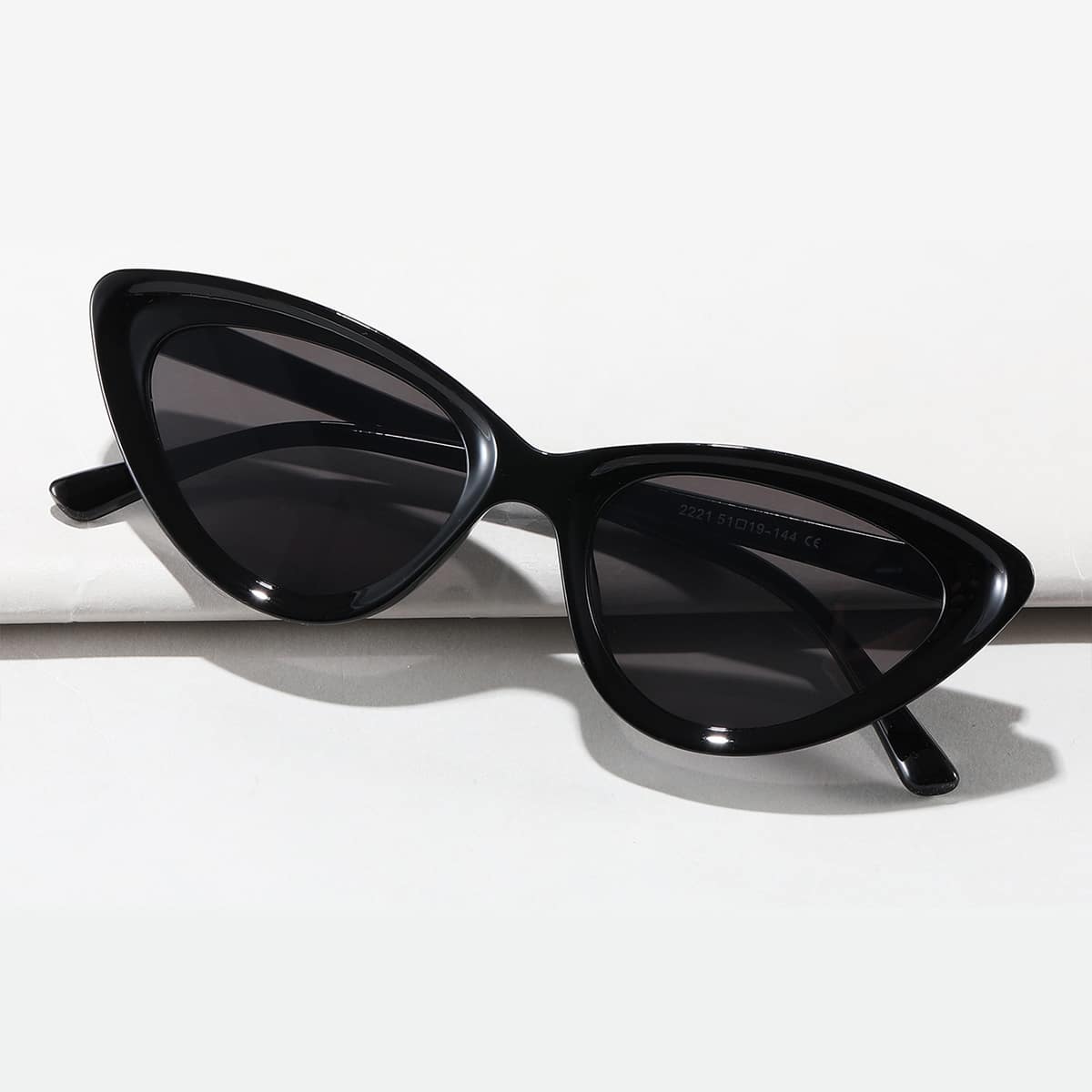 Cat Eye Acrylic Frame Sunglasses