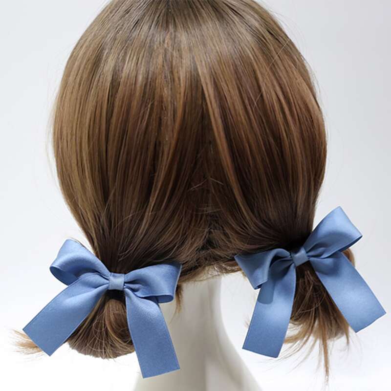 

2pcs Bow Knot Hair Clip, Blue