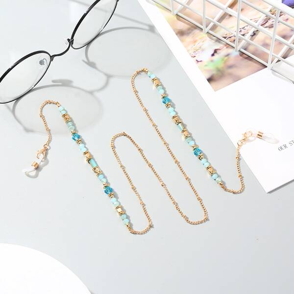 

Bead Decor Glasses Chain, Multicolor