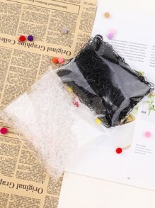 2000pcs Girls Colorful Hair Tie - Black and White - View 2