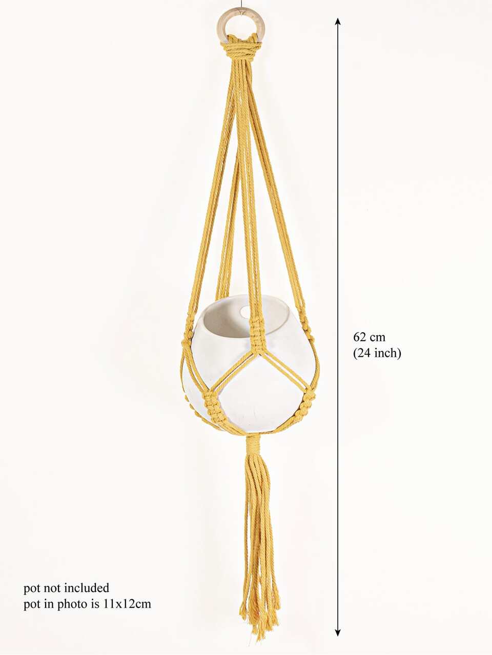 1pc Woven Macrame Plant Hanger