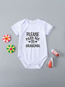 Bodysuits Em bé Tim - trắng - Xem 1