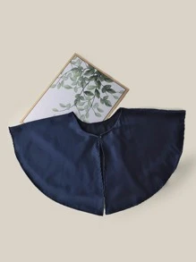 Detachable Bib Collar - Navy Blue - View 1