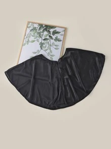 Detachable Bib Collar - Black - View 1