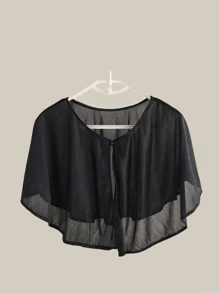 Detachable Bib Collar - Black - View 2