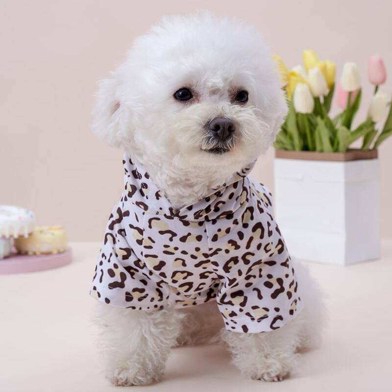 

Leopard Print Pet Hoodie, Multicolor