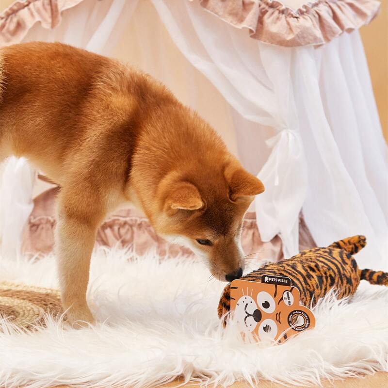 

Tiger Design Pet Sound Toy, Multicolor