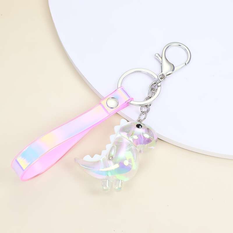 

Cartoon Animal Charm Keychain, Multicolor