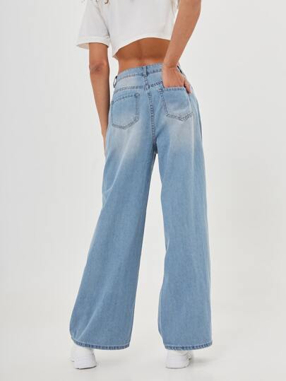 Jean baggy déchiré(sans sac)