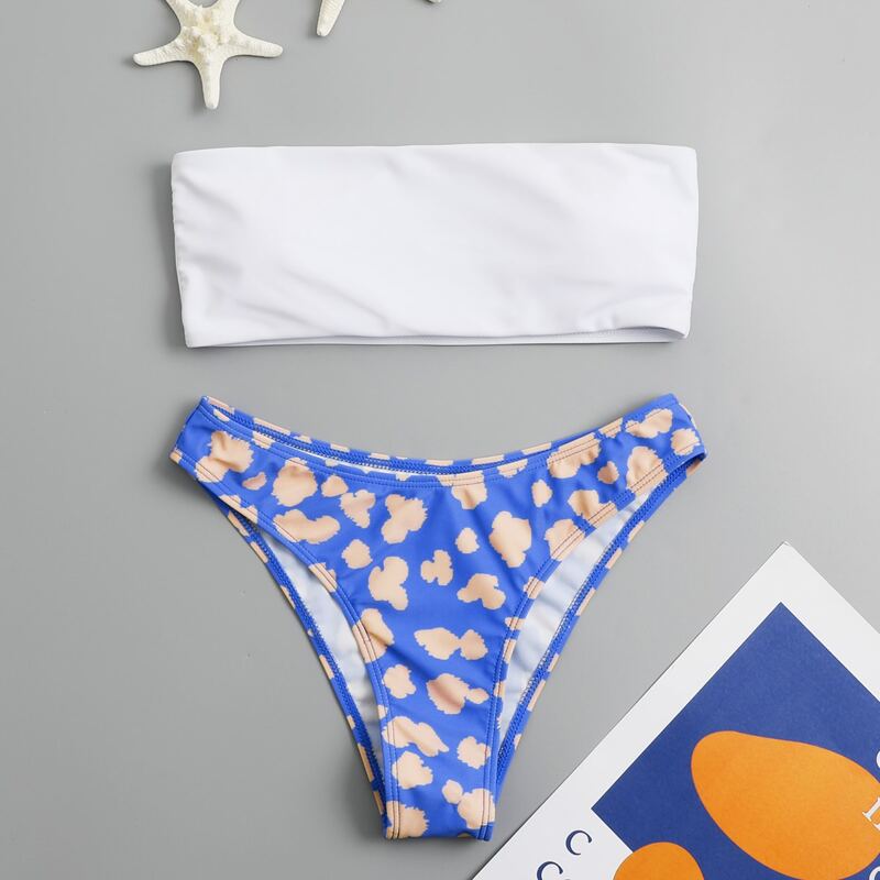

All Over Print Bikini Swimsuit, Multicolor