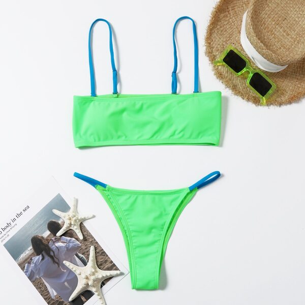 

Neon Green Thong Bikini Swimsuit
