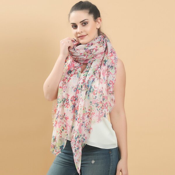 

Camo Pattern Scarf, Multicolor