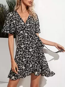 wrap dresses shein