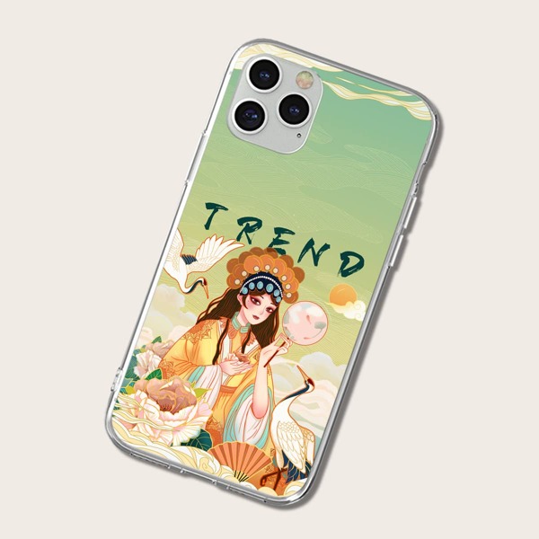 

Чехол для iPhone с рисунком Пекинской оперы, Многоцветный