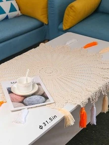 編織曼陀羅墻面懸掛 - 彩色 - 查看 3