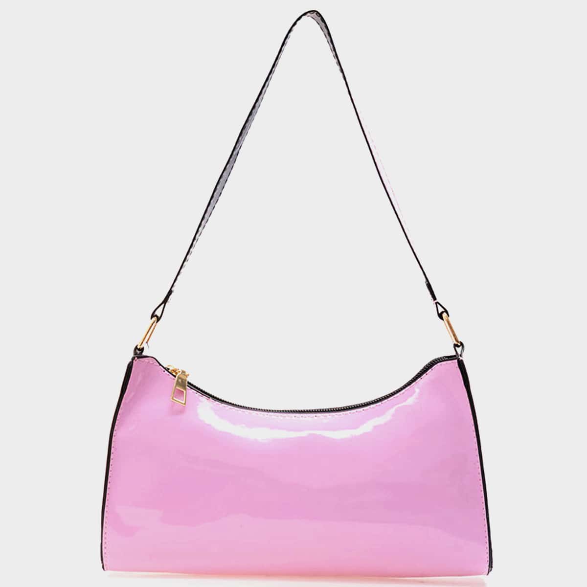 

Solid Baguette Bag, Pink