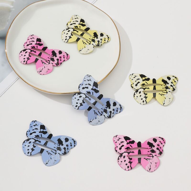 

6pcs Butterfly Hair Clip, Multicolor