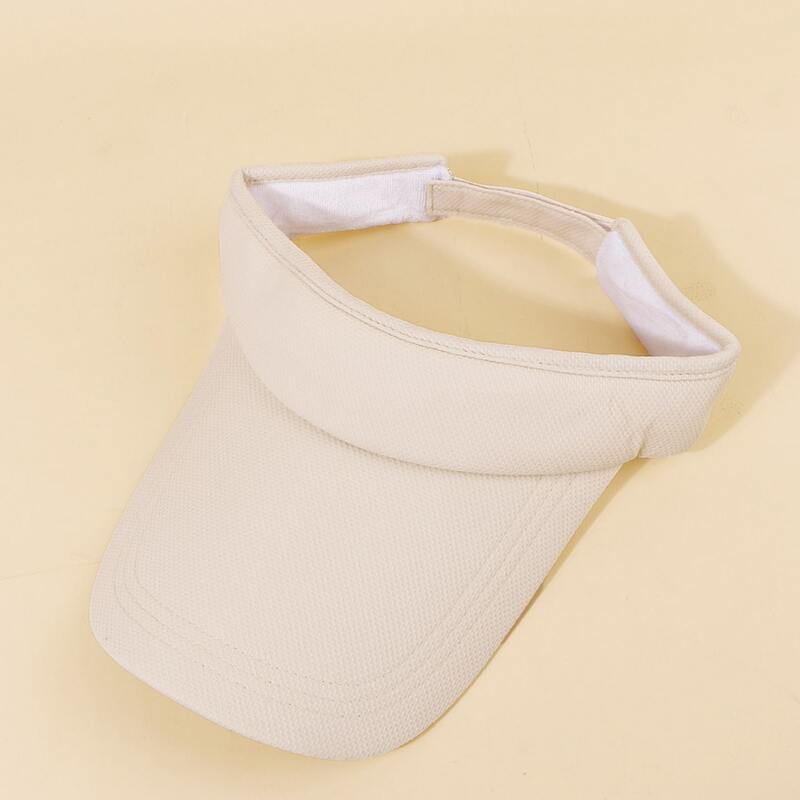 

Minimalist Visor Hat, Beige