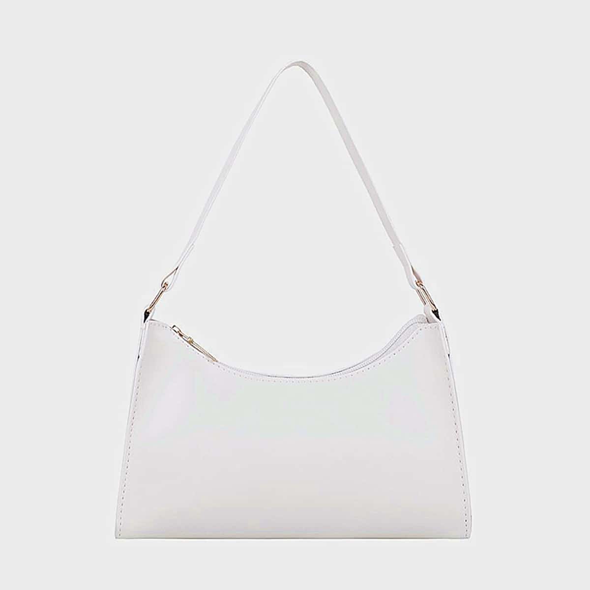 

Minimalist Baguette Bag, White