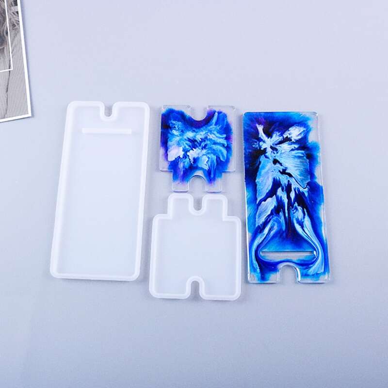 

2pcs Phone Holder DIY Epoxy Mold, White