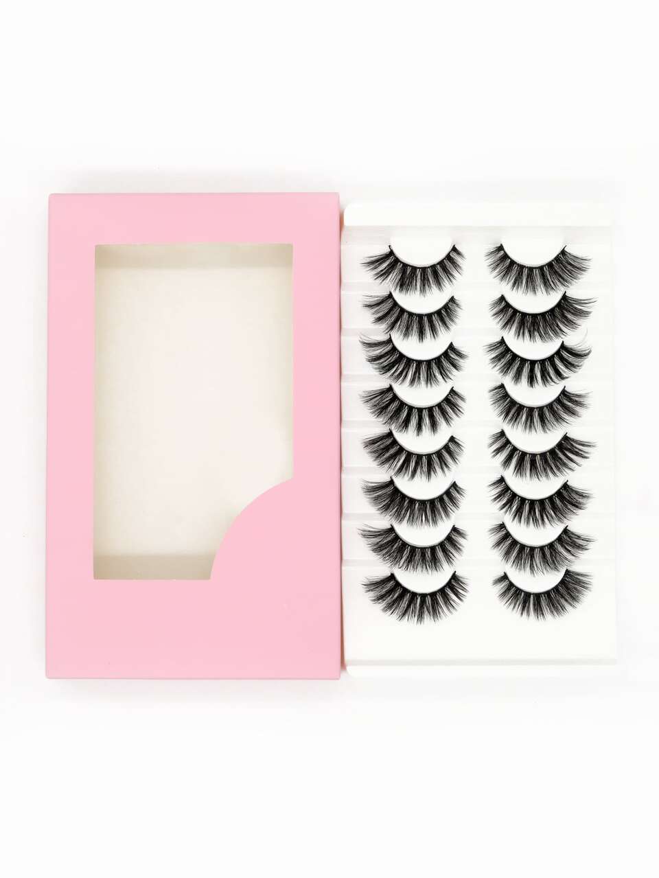 8pairs Volume False Eyelashes Strip Lashes, Lashes, Eyelashes, Fake Lashes